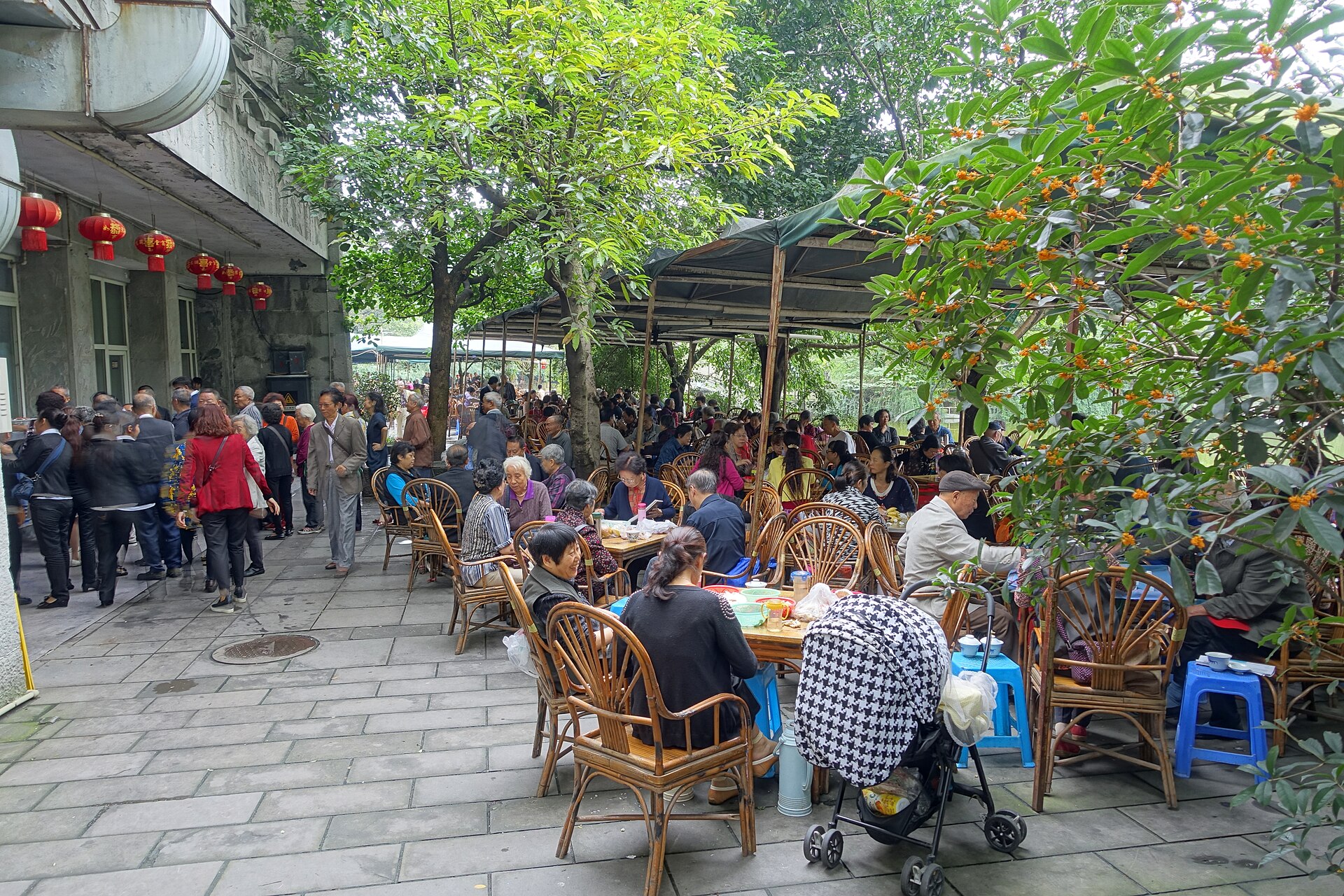 Traditional teahouse in Chengdu