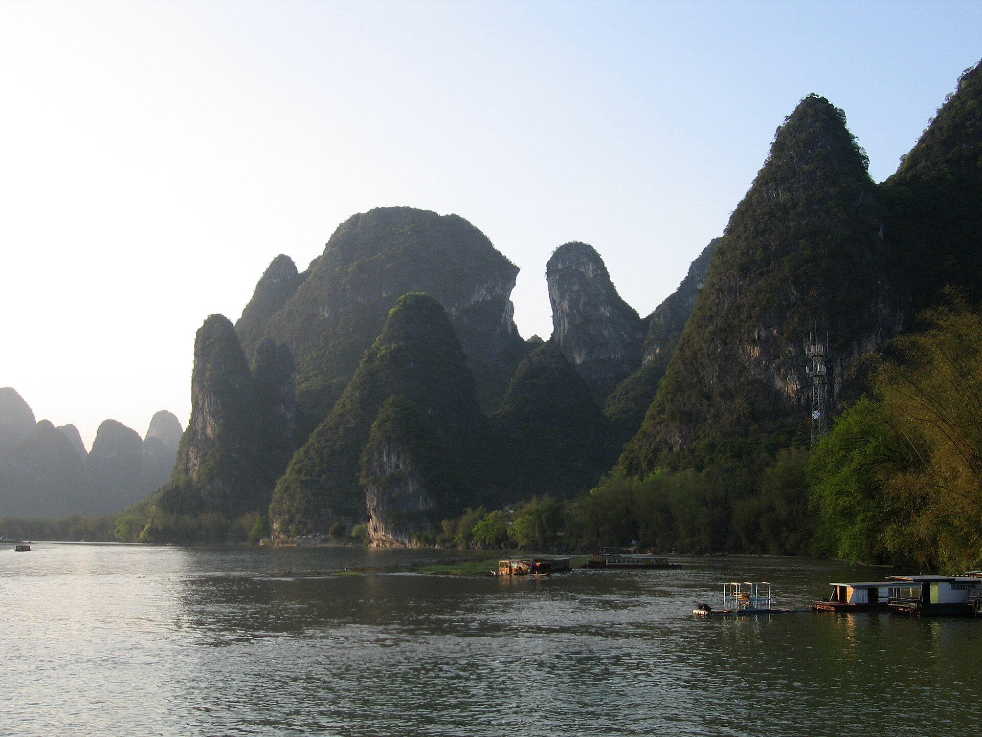 Li River karst mountains at Xingping