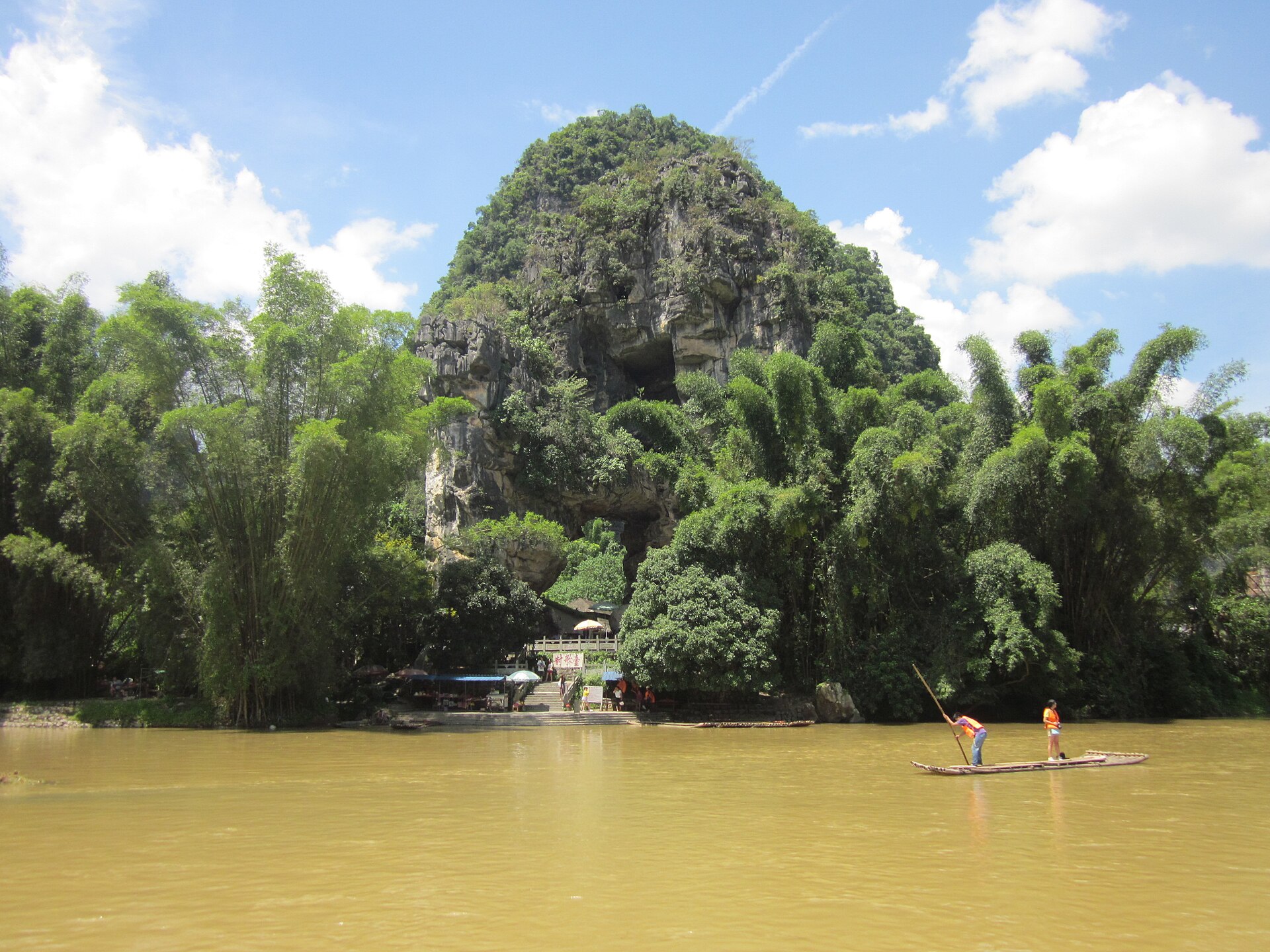Karst scenery in Yangshuo County