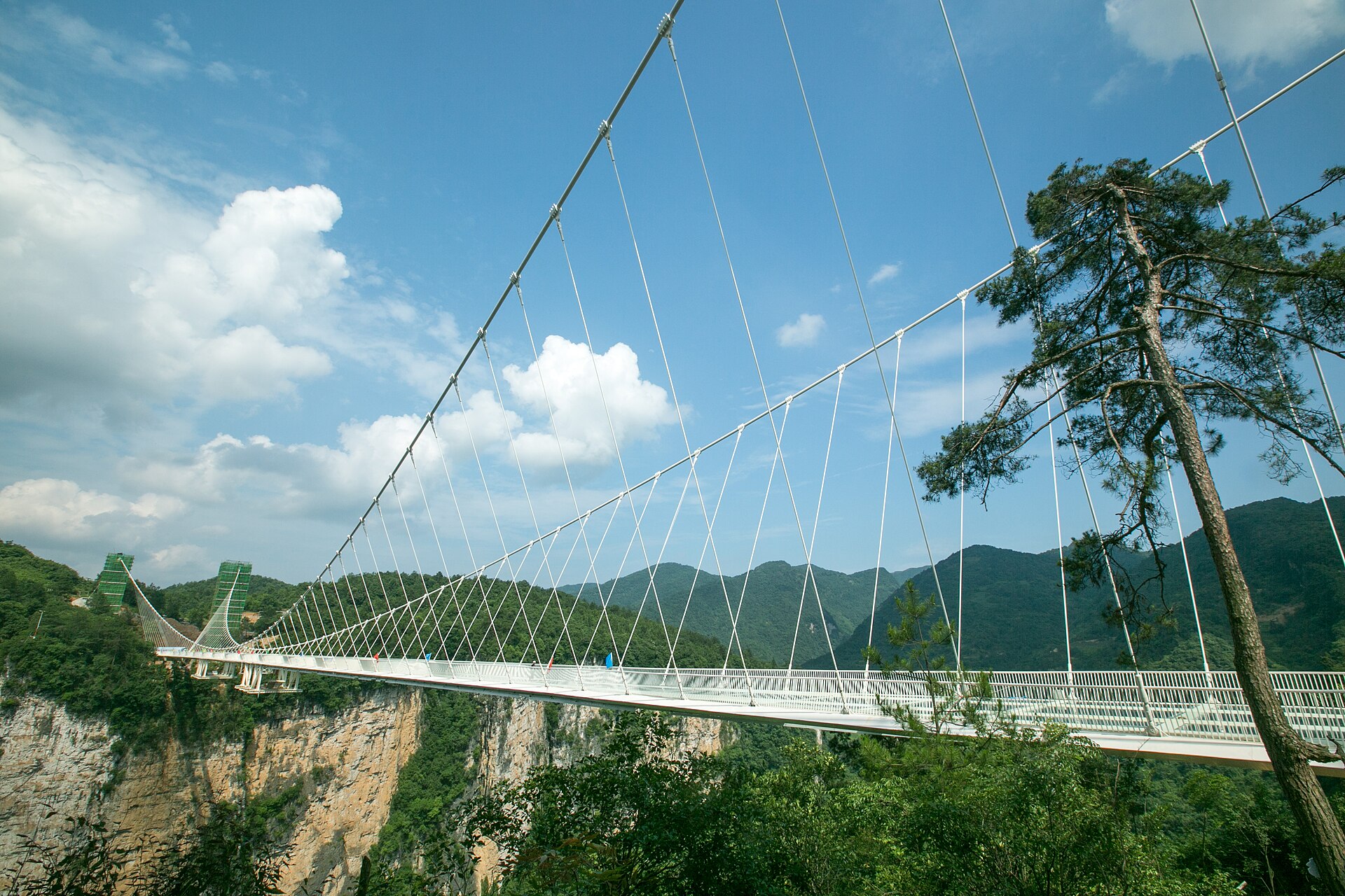 Glass Bridge in Zhangjiajie